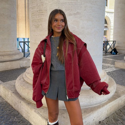 Leather Bomber Jacket™