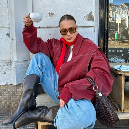 Leather Bomber Jacket™