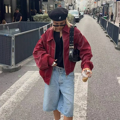 Leather Bomber Jacket™